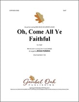 Oh, Come All Ye Faithful SSAT choral sheet music cover